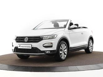 volkswagen t-roc cabrio 1.5 tsi 150pk dsg style · apple/android car play · stoelverwarming · alarm · navigatie · p-sensoren · 17'' inch ·