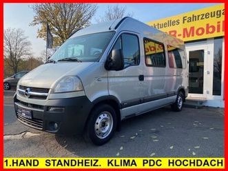 opel movano kombi 2.5 cdti 9 sitze 1.hd standheiz.pdc