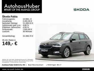 skoda fabia combi 1.0 tsi dsg clever pdc carplay shz