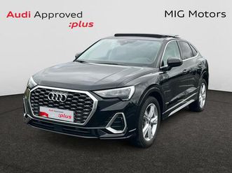 audi q3 sportback phev audi q3 sportback s line 45 tfsi e // pano dak // trekhaak // app connect // dode hoek waarschuwing // ...
