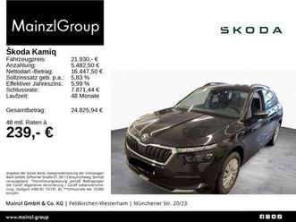 skoda kamiq 1.0 tsi dsg ambition kam. carplay virtual