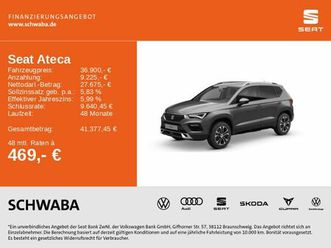 seat ateca road edition 1.5 tsi dsg *led*acc*nav*shz*