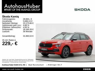 skoda kamiq 1.0 tsi dsg monte carlo ahk matrix pano