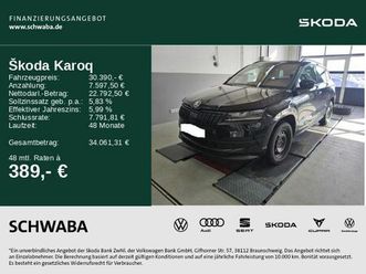 skoda karoq sportline 1.5 tsi dsg 8-fach bereift
