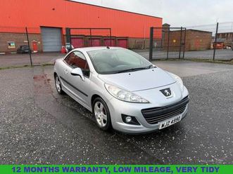 2014 peugeot 207 1.6 vti active convertible 2dr petrol manual euro