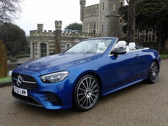 2022 mercedes-benz e-class 2.0 e300 amg line night edition premium plus (272ps) cabriolet
