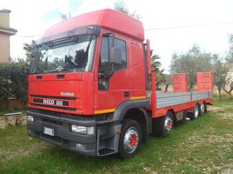 iveco eurotech 440e42 pianale con rampe 4 assi