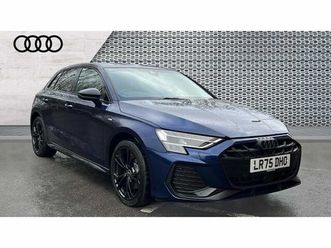 audi a3 sportback tfsi e black edition 40 e s tronic
