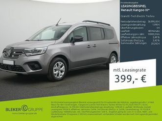 renault kangoo iii grand e-tech electric techno