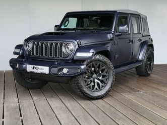 jeep wrangler - brute richmond 4xe | electric softtop | luchtvering | stoel & stuurverwarming | mickey tho