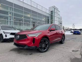 2022 acura rdx a-spec toit pano els 3d carplay cuir noir certifi