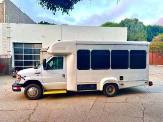 2014 ford e350 shuttle bus – 126k miles – clean title – $23,900