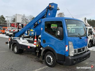 nissan cabstar podnośnik koszowy 17m palfinger p170 txe zwyżka udt wumag g… widełki - sprzedajemy.pl