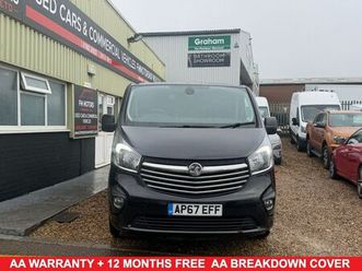2018 vauxhall vivaro 1.6cdti 2900 l2h1 limited edition nav (125ps)(eu6) ecotec panel