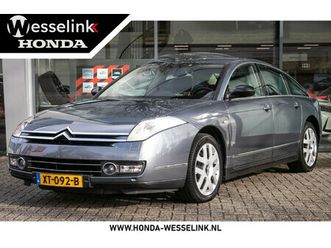 citroën c6 3.0 v6 exclusive-limousine automaat - top onderhouden citroën c6 | head up | lederen int. | orig. auto