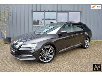 skoda superb combi 1.4 tsi iv 218pk sportline business * pano * matrix * acc * memory zetels * stuur/ 4x stoel verw * top conditie