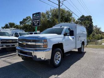 2015 chevrolet silverado 3500hd v8 6.0l enclosed service utility truck