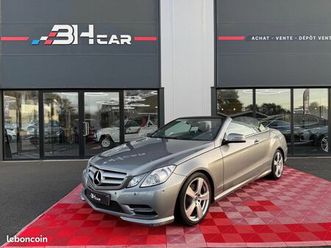 mercedes classe e 200 cabriolet 1.8i 185 7g-tronic fascination