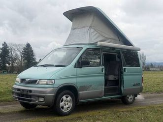 1996 mazda bongo friendee 4wd pop-top camper - v6 gas- automatic