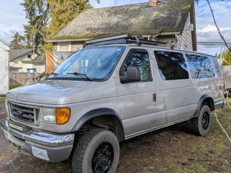 ford e-350 4x4 van extended