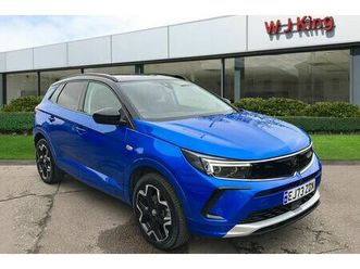 vauxhall grandland 1.2 turbo ultimate suv 5dr petrol auto euro 6 (start/stop) (130 ps)