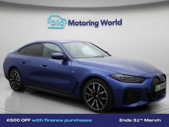 bmw i4 40 83.9kwh m sport gran coupe 5dr electric auto edrive (340 ps) £500 towards your finance depo hatchback 2023, 27765 miles, £30100 - 33182330 - exchangea