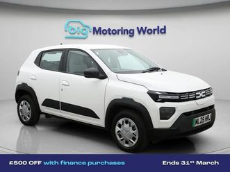 dacia spring 45 26.8kwh expression hatchback 5dr electric auto (45 ps) £500 towards your finance depo hatchback 2025, 6384 miles, £9500 - 33186353 - exchangeand