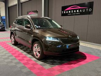 skoda karoq 1.5 tsi 150 cv dsg7 style + sièges électriques à mémoire chauffants + caméra + carplay/android auto + gps