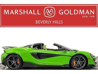used 2020 mclaren 600lt spider -massive carbon fiber upgrades, mso paint