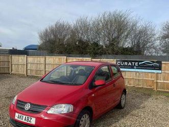 2011 volkswagen fox 1.2 60 urban fox 3dr hatchback petrol manual