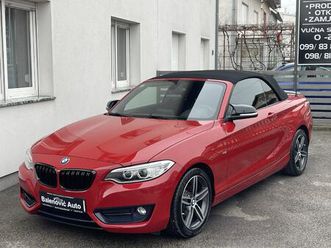 bmw 2 218 d • cabrio • sport paket • kupljen u hrvatskoj, kao novi •, 2016 god.