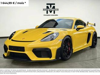 porsche 718 cayman gt4 4.0i 500 ch pdk rs