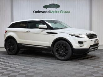2011 land rover range rover evoque 2.2td prestige lux (190bhp) 4x4 coupe 3d auto