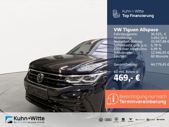 tiguan allspace 2.0 tsi r-line 4m black style+pano+ahk+matrix+rfk