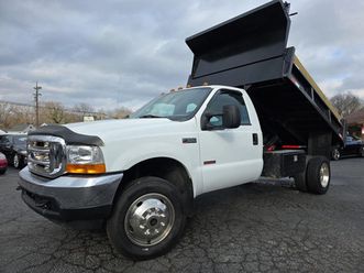 2004 ford f-550 super duty regular cab 4wd diesel dump truck