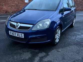 vauxhall, zafira, mpv, 2007, manual, 1598 (cc), 5 doors