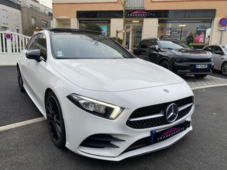 mercedes classe a 200 7g-dct amg line premium plus entretien complet // toit ouvrant // cuir // carplay // burmeister