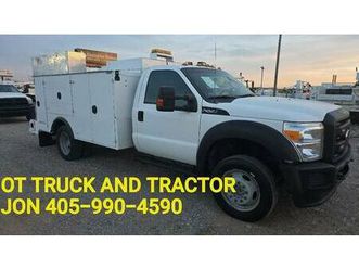 2015 ford f-550 4wd 11ft mechanics lube service truck 6.8l gas f550