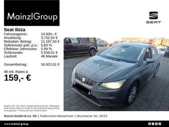 seat ibiza 1.0 tsi style klima carplay shz