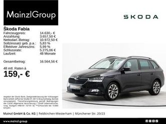 skoda fabia combi 1.0 tsi clever pdc carplay alu shz