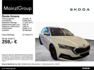 skoda octavia limousine 2.0 tdi 4x4 dsg ahk pdc matrix