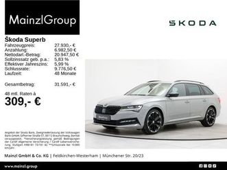 skoda superb combi 2.0 tdi 4x4 dsg sportline ahk matri