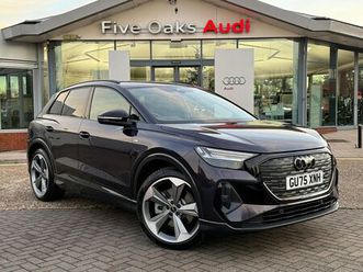 2025 audi q4 e-tron 45e black edition station wagon auto