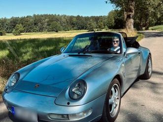 porsche 911 993 carrera cabriolet schalter