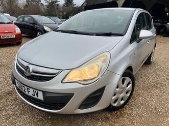 2012 vauxhall corsa 1.2 exclusiv 16v 5d easytronic