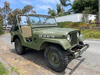 1952 willys m38a1 army jeep