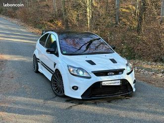 ford focus rs mk2 2.5l 305ch / carnet d’entretien + facture / édition wolf / faible kilométrage / carvertical /