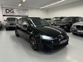 volkswagen golf vii 2.0 tdi 184 ch gtd bluemotion technologie / toit ouvrant / cuir / detecteur angle mort/ camera