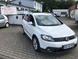 volkswagen golf plus vi crossgolf+klima+leder+alu