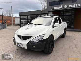 galeriden ssangyong actyon sports 2.0 sxdi 4x2 2011 model bursa 286.000 km beyaz - 38076663 | arabam.com